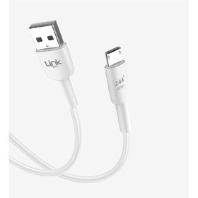 Linktech K600 Safe 2.4 A Micro USB Şarj Kablosu
