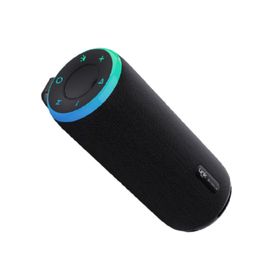 Linktech LPS-R124 Siyah Premium IPX4 Sertifikalı Işıklı Siyah Bluetooth Hoparlör