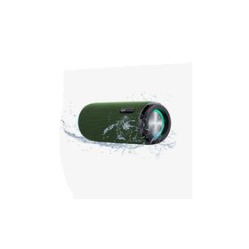 Linktech LPS-R124 Yeşil Premium IPX4 Sertifikalı Işıklı Yeşil Bluetooth Hoparlör