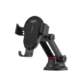 Linktech LPW-W755 15W Kablosuz Şarj Araç İçi Telefon Tutucu