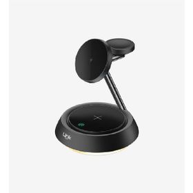Linktech LPW-W797 Premium Üçü Bir Arada Masaüstü Wireless Telefon Tutacağı ve Şarj Aleti