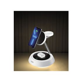 Linktech LPW-W797 Premium Üçü Bir Arada Masaüstü Wireless Telefon Tutacağı ve Şarj Aleti