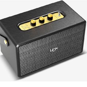 Linktech M402 Retro Nostalji Taşınabilir Mikrofonlu Siyah Bluetooth Hoparlör