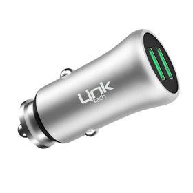 LinkTech M580 12W 2.4A Metal Araç İçi Şarj Aleti Adaptör