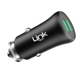 LinkTech M580 12W 2.4A Metal Araç İçi Şarj Aleti Adaptör
