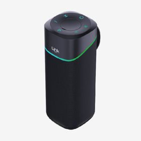 Linktech R125 Premium IPX4 Sertifikalı Işıklı Siyah Bluetooth Hoparlör