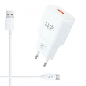 Linktech T440 Auto-ID 2.1A Şarj Aleti ve Micro USB Kablo Set