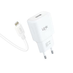 Linktech T442E 2.1A Strong Eco Şarj Aleti ve Lightning Kablo Set