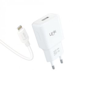 Linktech T442E 2.1A Strong Eco Şarj Aleti ve Lightning Kablo Set