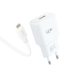 Linktech T442E 2.1A Strong Eco Şarj Aleti ve Lightning Kablo Set