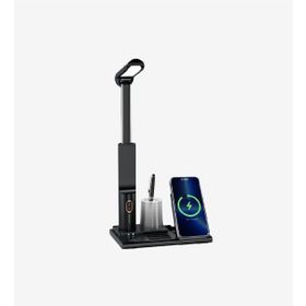 Linktech W799 Premium Siyah 3in1 Arada Masaüstü Wireless Telefon Tutacağı ve Şarj Aleti