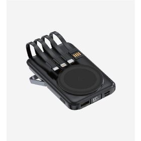 Linktech WF27 10000 mAh Mini Led Ekranlı Çoklu Kablolu Wireless Şarjlı Powerbank