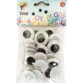 Lino 28 mm Çapında 30 Adet Oynar Göz