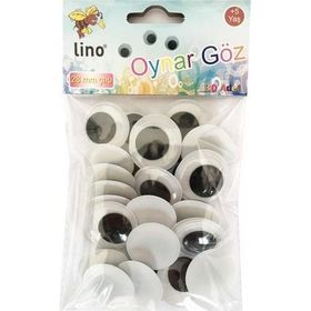 Lino 28 mm Çapında 30 Adet Oynar Göz