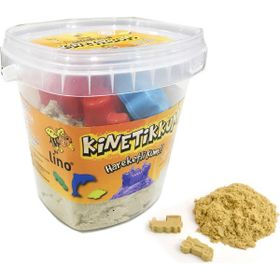 Lino 3 Adet Kalıp Bej Kova 500 gr Kinetik Kum