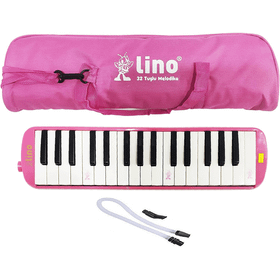 Lino 32 Tuşlu Pembe Bez Çanta Melodika