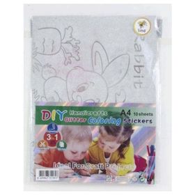Lino 3816J 5'lİ 20x30cM Simli Yapışkanlı Elişi Kağıdı