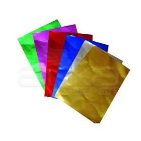 Lino Alüminyum Folyo Çift Taraflı 6 Renk 10'lu 23x33 cm El İşi Kağıdı