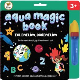 Lino Aqua Magic Book Eğlenelim Öğrenelim Sihirli Boyama Kitabı