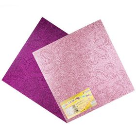 Lino DS-507 33x35 cm Simli Çiçek Model 2 Renk Eva