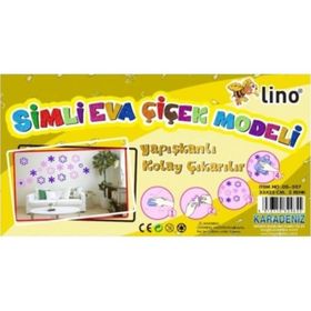 Lino DS-507 33x35 cm Simli Çiçek Model 2 Renk Eva