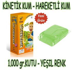 Lino Ln-1000Y Yeşil Kinetik Kum