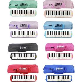 Lino LN-32K Pastel Mor Tuşlu Bez Çantalı Melodika