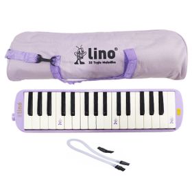 Lino LN-32K Pastel Mor Tuşlu Bez Çantalı Melodika