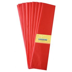 Lino Lüx 10'lu 50 cm x 2 mt Kırmızı Krapon Kağıdı