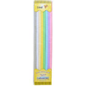 Lino Pastel Renk 8 Renk 40'lı 13x 500 mm Oluklu Şerit