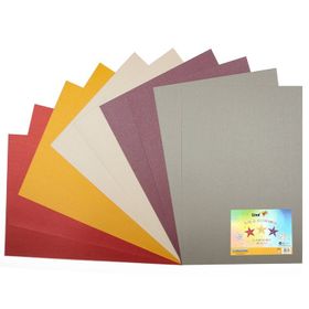 Lino PD-012J 5 Renk 230 GR 10'lu Sedefli Karton
