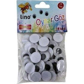 Lino RBZ-015 Siyah Renkli 100 Adet 15 mm Oynar Göz