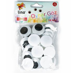 Lino RBZ-028 30x28 mm Siyah Beyaz Oynar Göz