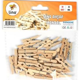 Lino RBZ-037 25 mm Ahşap Mandal