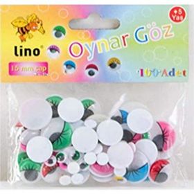 Lino RBZ-118 Karışık Renkli 50'li Oynar Göz