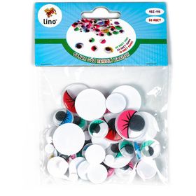 Lino RBZ-118 Karışık Renkli 50'li Oynar Göz