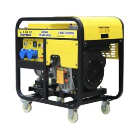 Lion Power LND 12000E Yeni Nesil 1100 Motor Dizel Marşlı Monofaze Jeneratör