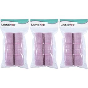 Lionesse 1113 6'lı Paket Süngerli Pembe Bigudi