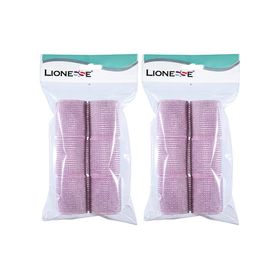 Lionesse 1113 6'lı Paket Süngerli Pembe Bigudi