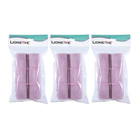 Lionesse 1113 6'lı Paket Süngerli Pembe Bigudi