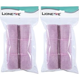 Lionesse 1113 6'lı Paket Süngerli Pembe Bigudi