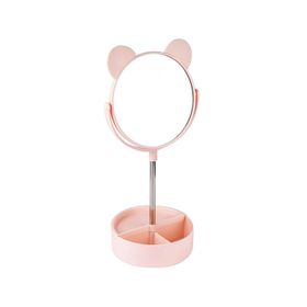 Lionesse 3306 Pembe Kulaklı Makyaj Aynası