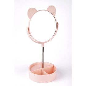 Lionesse 3306 Pembe Kulaklı Makyaj Aynası