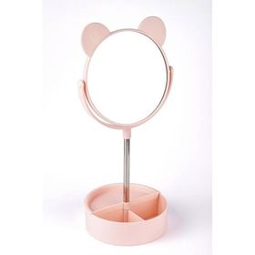 Lionesse 3306 Pembe Kulaklı Makyaj Aynası