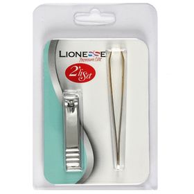 Lionesse 5108 Tırnak Makası Cımbız İkili Kişisel Bakım Seti