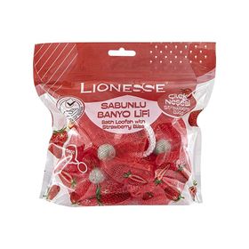 Lionesse 952 Çilek Sabunlu Banyo Lifi