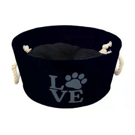 LionPets Keçe 50 cm Lacivert Kedi ve Köpek Yatağı