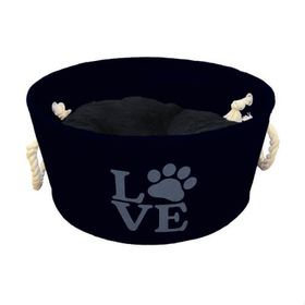 LionPets Keçe 50 cm Lacivert Kedi ve Köpek Yatağı