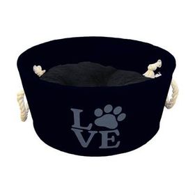 LionPets Keçe 60 cm Lacivert Kedi ve Köpek Yatağı