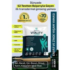 Lipatch Vitality Life Style 25 Adet Zindelik ve Denge Bandı